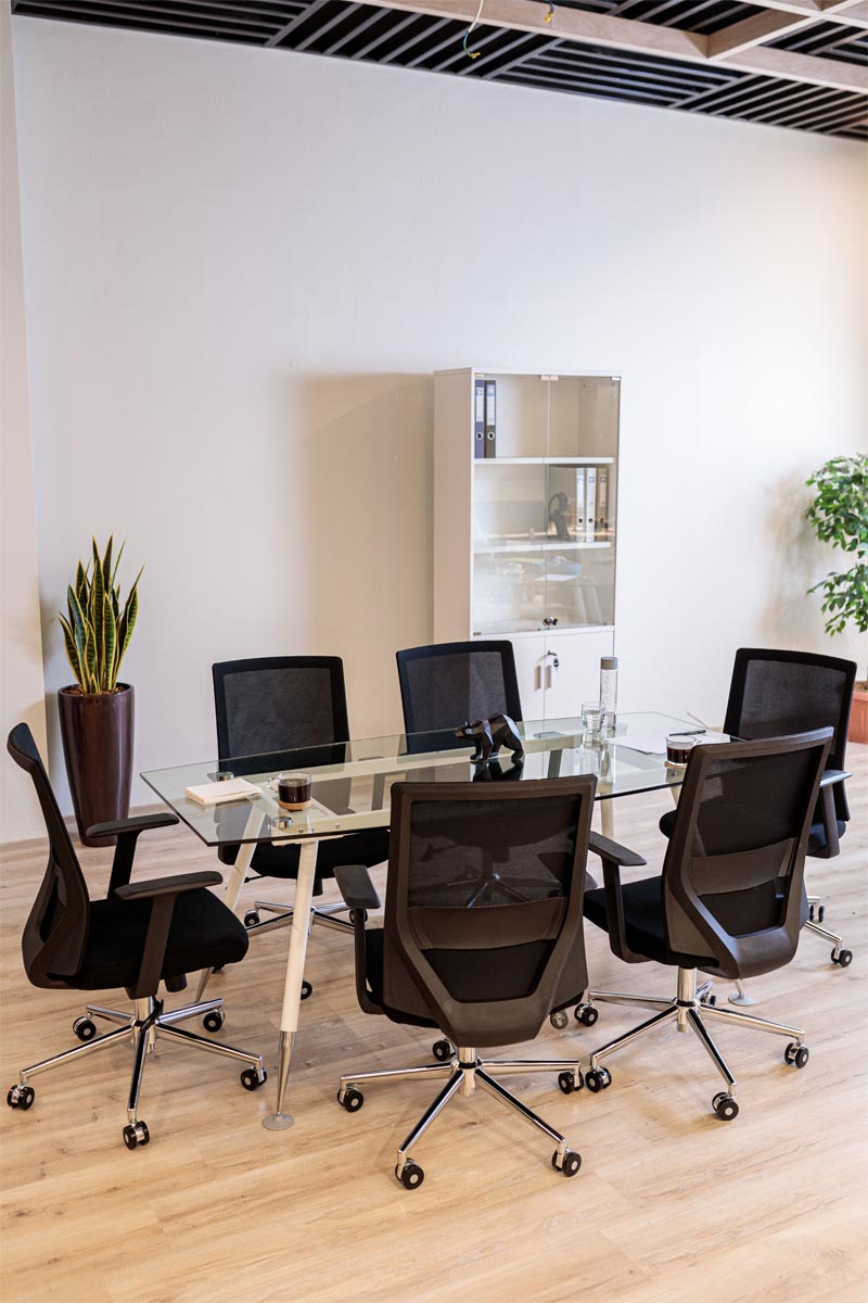 Meeting Table Glass Al Satter Office Furniture